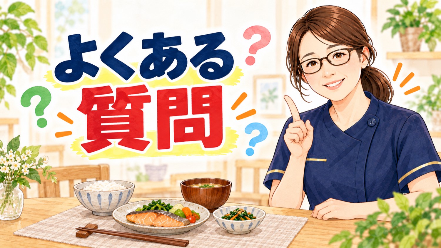 低栄養についてよくある質問をまとめたバナー